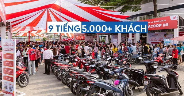Hơn 5.000 khách hàng tham gia ngày hội Thu cũ – Đổi mới của Honda Việt Nam tại TP.HCM