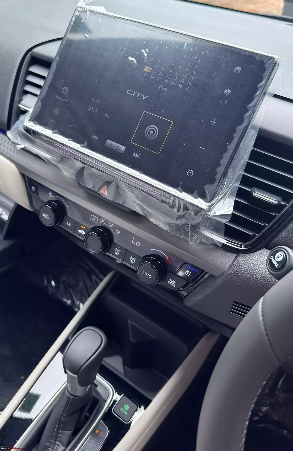 Honda City 2026 lộ rõ nội thất với màn hình cảm ứng cỡ lớn và camera 360 độ trước ngày ra mắt - Ảnh 6. Honda City 2026 lộ rõ nội thất với màn hình cảm ứng cỡ lớn và camera 360 độ trước ngày ra mắt - Ảnh 6.