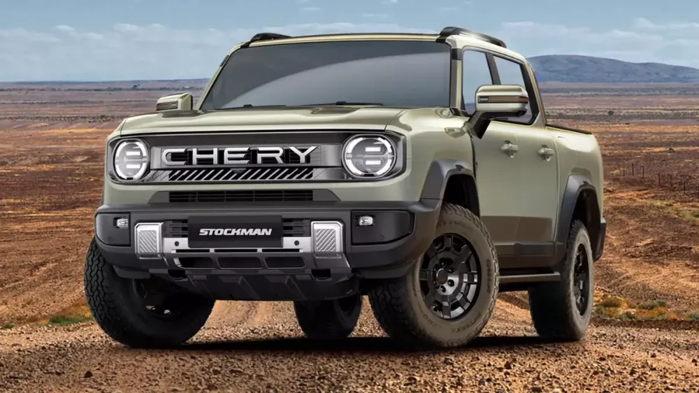 Chery Stockman là phiên bản thương mại của mẫu xe concept KP31