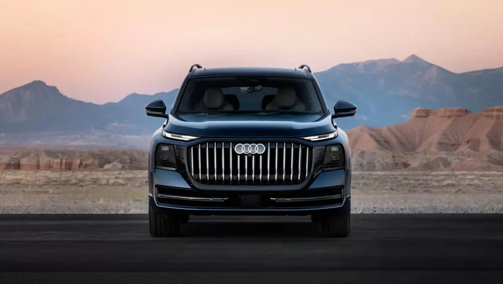 Audi Q9 2027 sở hữu lưới tản nhiệt cỡ lớn