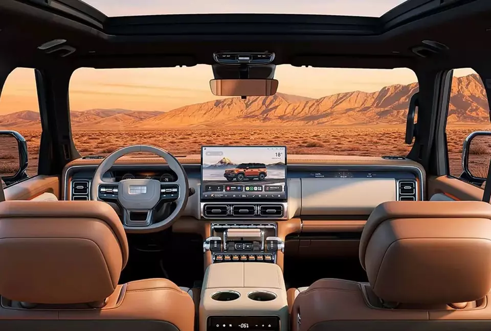 Geely Galaxy Cruiser 700 lộ nội thất, trang bị hệ truyền động hybrid công suất 1.128 mã lực - Ảnh 1.