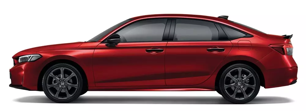 Honda Civic 2026 bản e:HEV RS có thêm màu đỏ mới