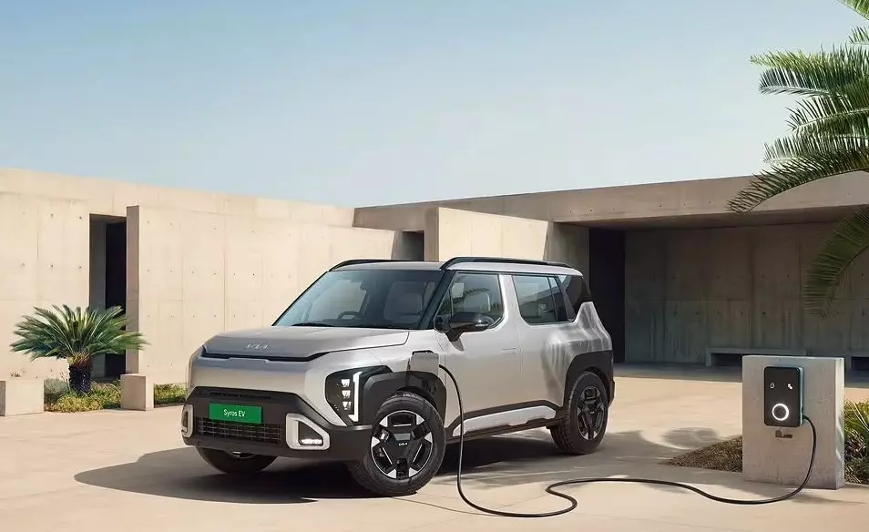 Kia Syros EV có thể chạy hơn 500 km sau một lần sạc