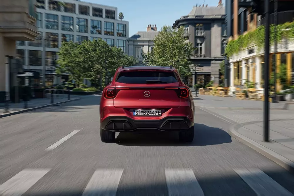 Mercedes-Benz GLA 2027 sở hữu cụm đèn hậu khá bắt mắt