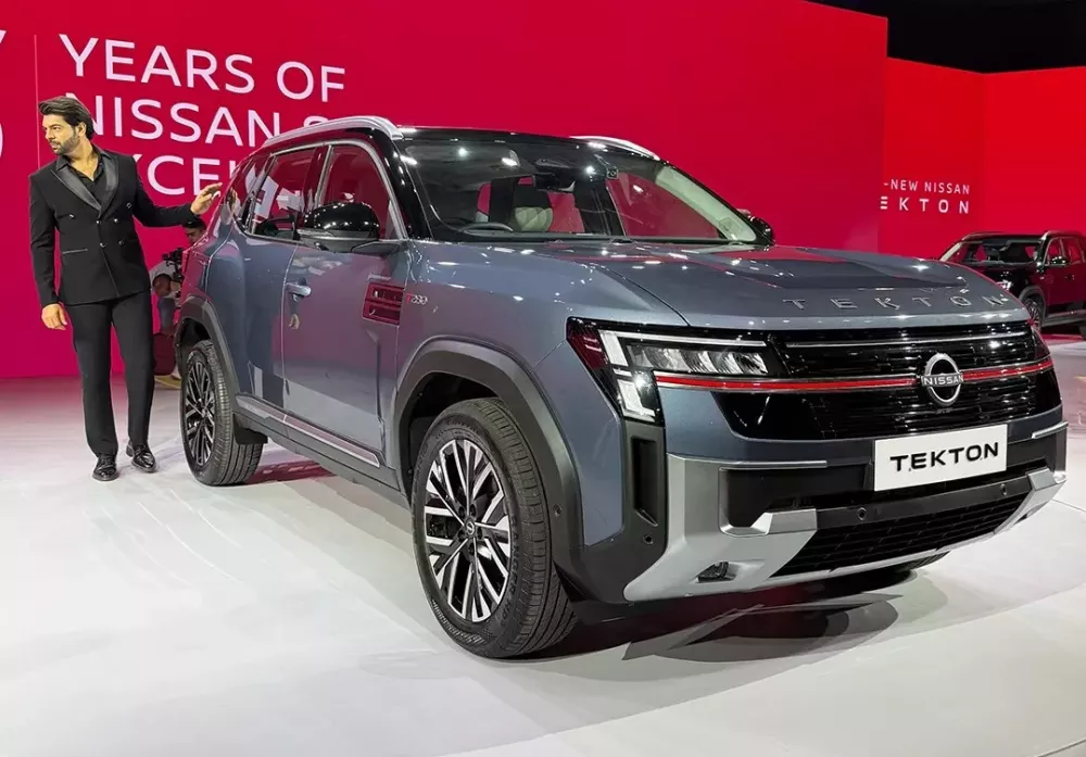 Nissan Tekton ra mắt với thiết kế như Patrol thu nhỏ, giá siêu rẻ, cạnh tranh Hyundai Creta - Ảnh 1.