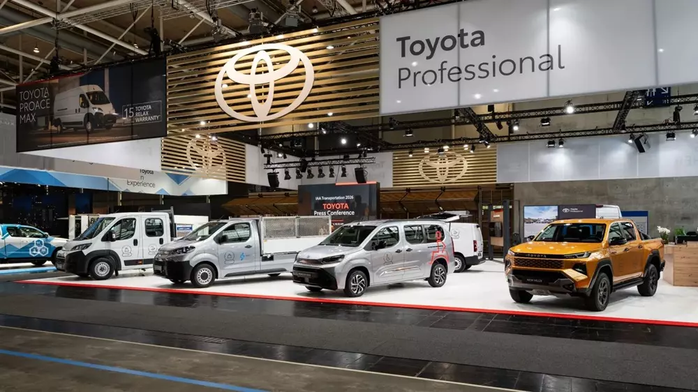 Dàn xe LCV của Toyota được trưng bày trong triển lãm IAA Transportation