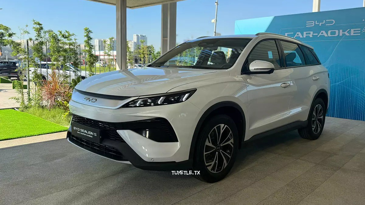 BYD Sealion 5 chính thức ra mắt Việt Nam, chỉ tiêu thụ 0,8 lít xăng/100 km