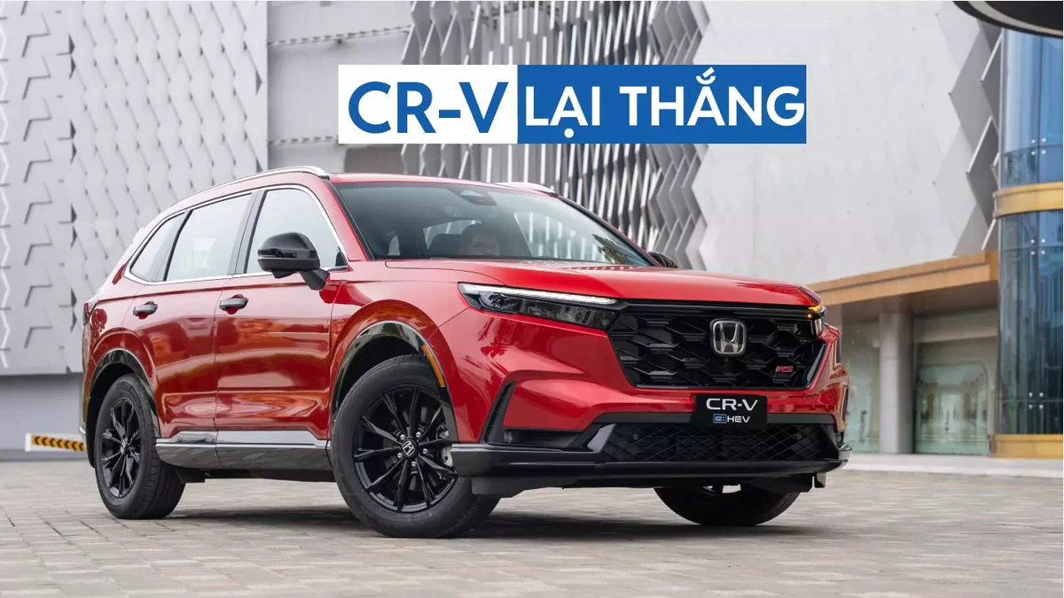 Honda CR-V thắng giải “Xe gia đình – Hạng 1-2 tỷ đồng” tại Better Choice Awards 2026