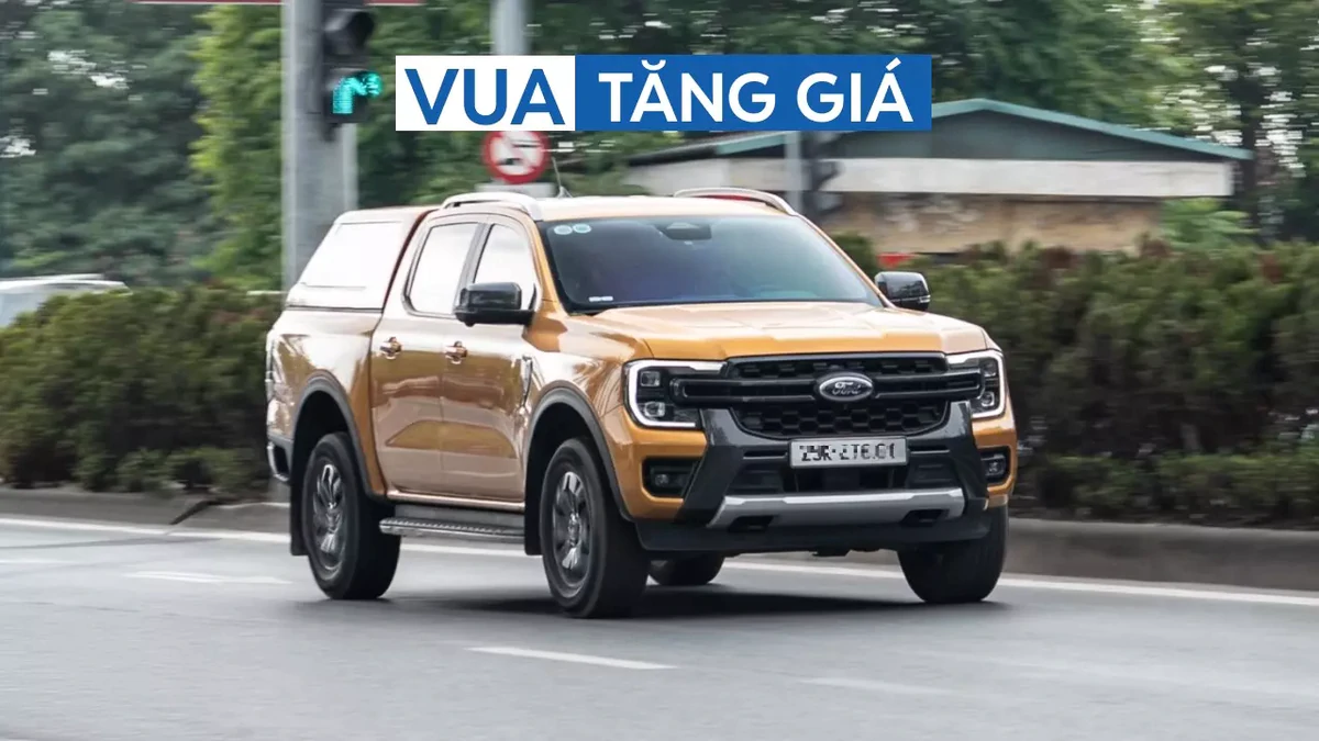Ford Ranger tăng giá tới 24 triệu đồng