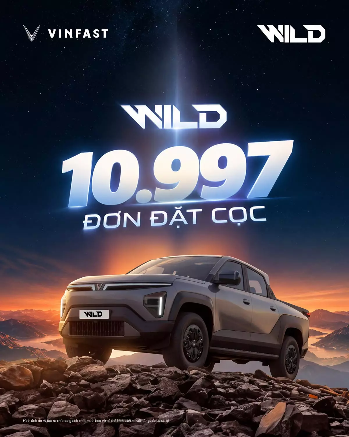 VinFast VF Wild nhận 10.997 đơn đặt cọc sau hai tuần mở bán - Ảnh 1.